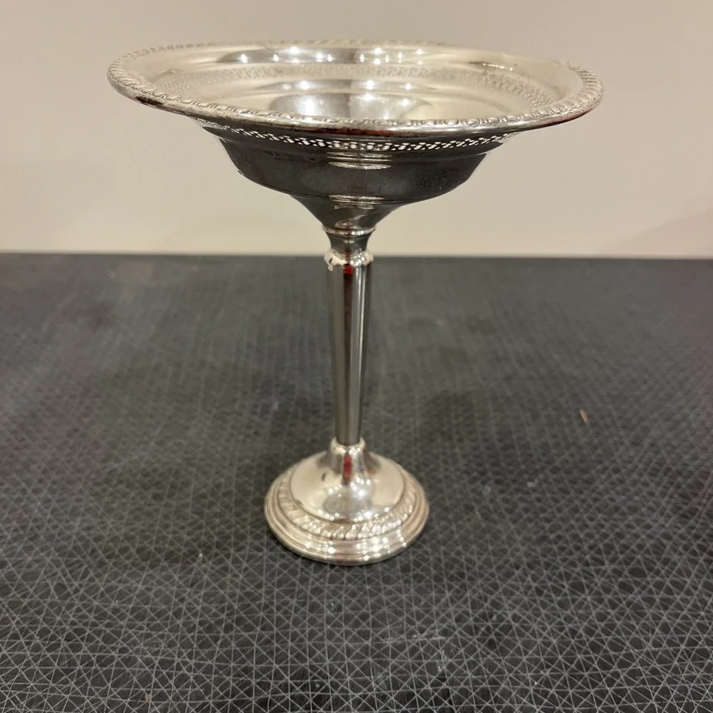 Antique Vtg Hamilton Sterling Silver Compote Candy Dish 6.75